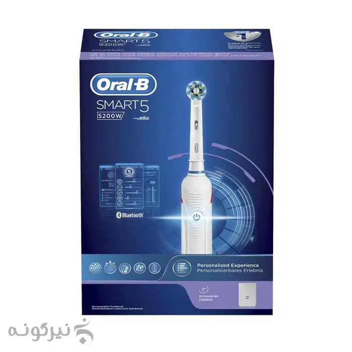مسواک برقی هوشمند اورال بی Oral-B سری SMART5 مدل 5200w — تصویر ۵