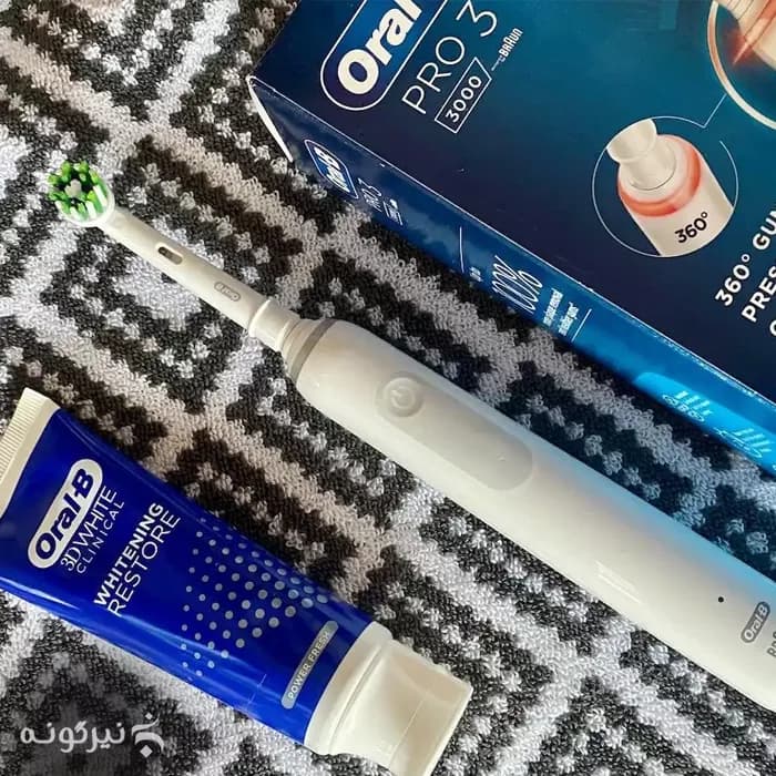 مسواک برقی اورال بی مدل پرو Pro3 3000 — تصویر ۴
