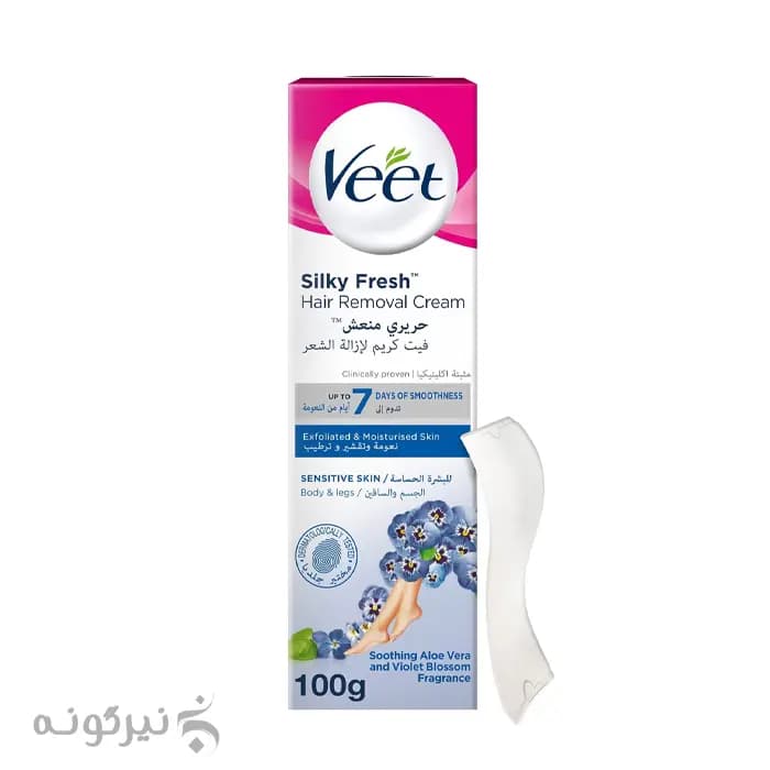کرم موبر بدن ویت مخصوص پوست حساس حجم 100 میل