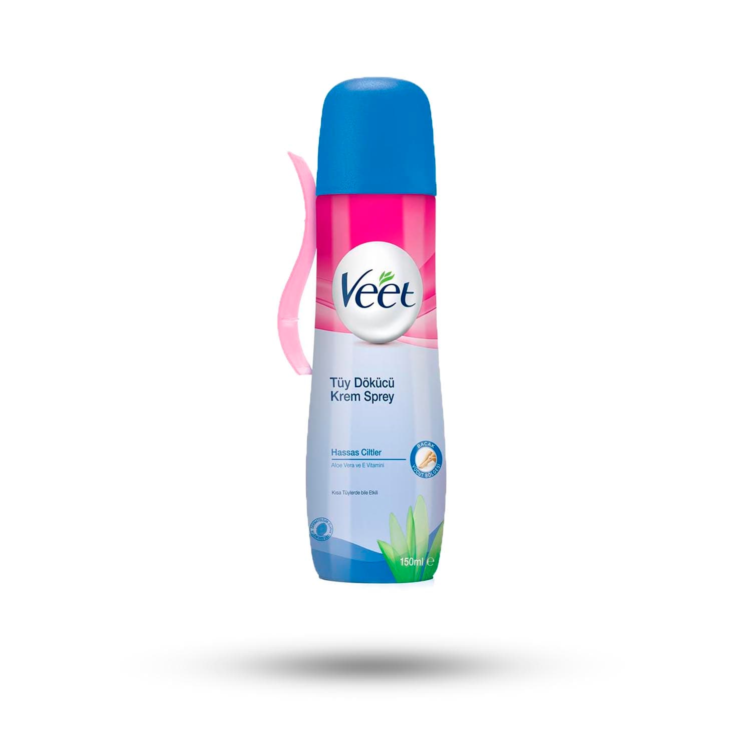 اسپری موبر ویت veet حجم 150 میل برای پوست های حساس