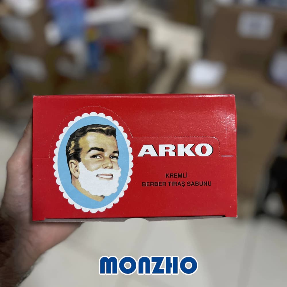 صابون اصلاح کلاسیک آرکو ARKO بسته 12 عددی — تصویر ۲