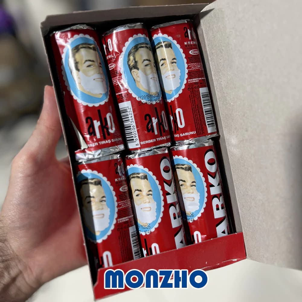 صابون اصلاح کلاسیک آرکو ARKO بسته 12 عددی — تصویر ۳