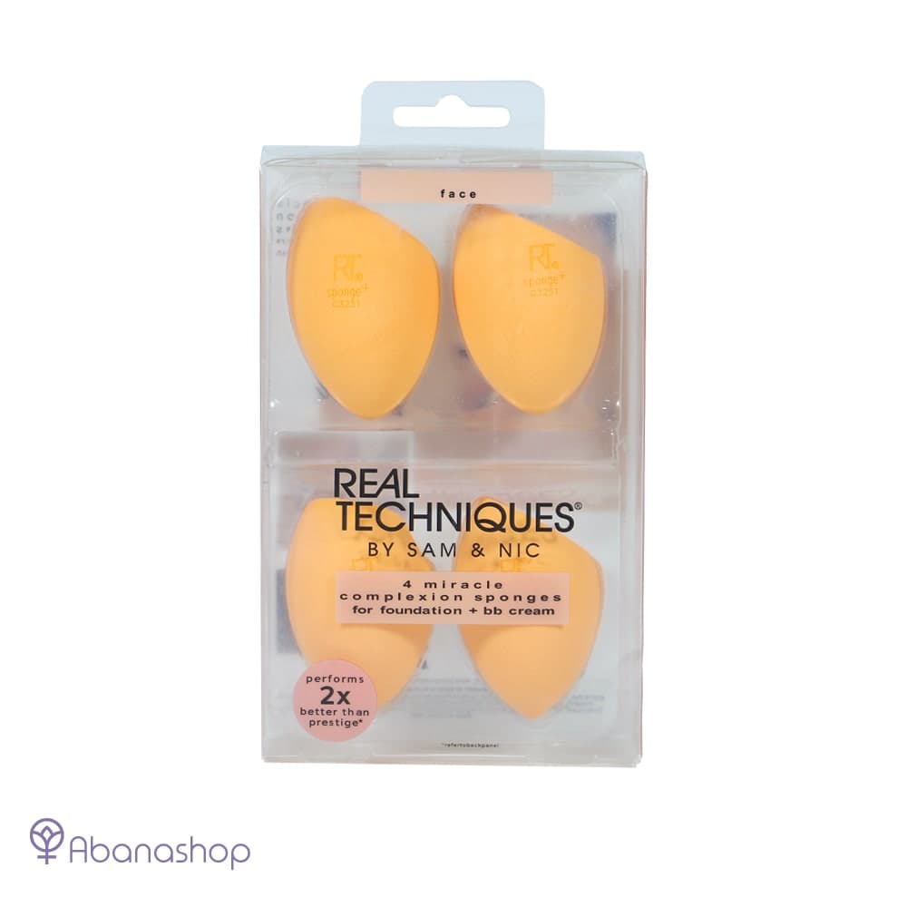 اسفنج (بیوتی بلندر) ریل تکنیک چهار عددی Real Techniques 4 miracle Complexion Sponges — تصویر ۲