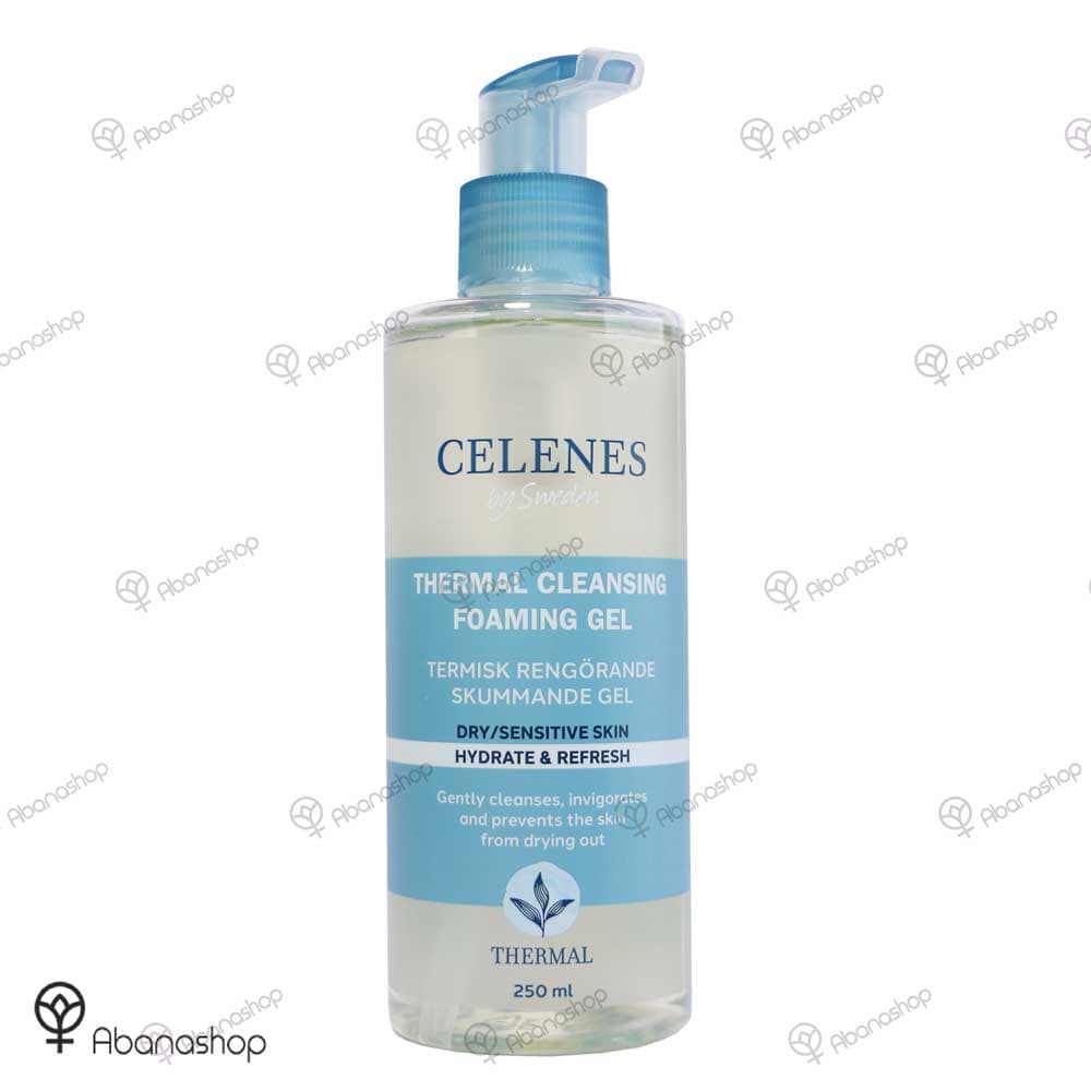فوم ژل شستشو صورت سلینز پوست خشک HYDRATE REFRESH THERMAL Celenes