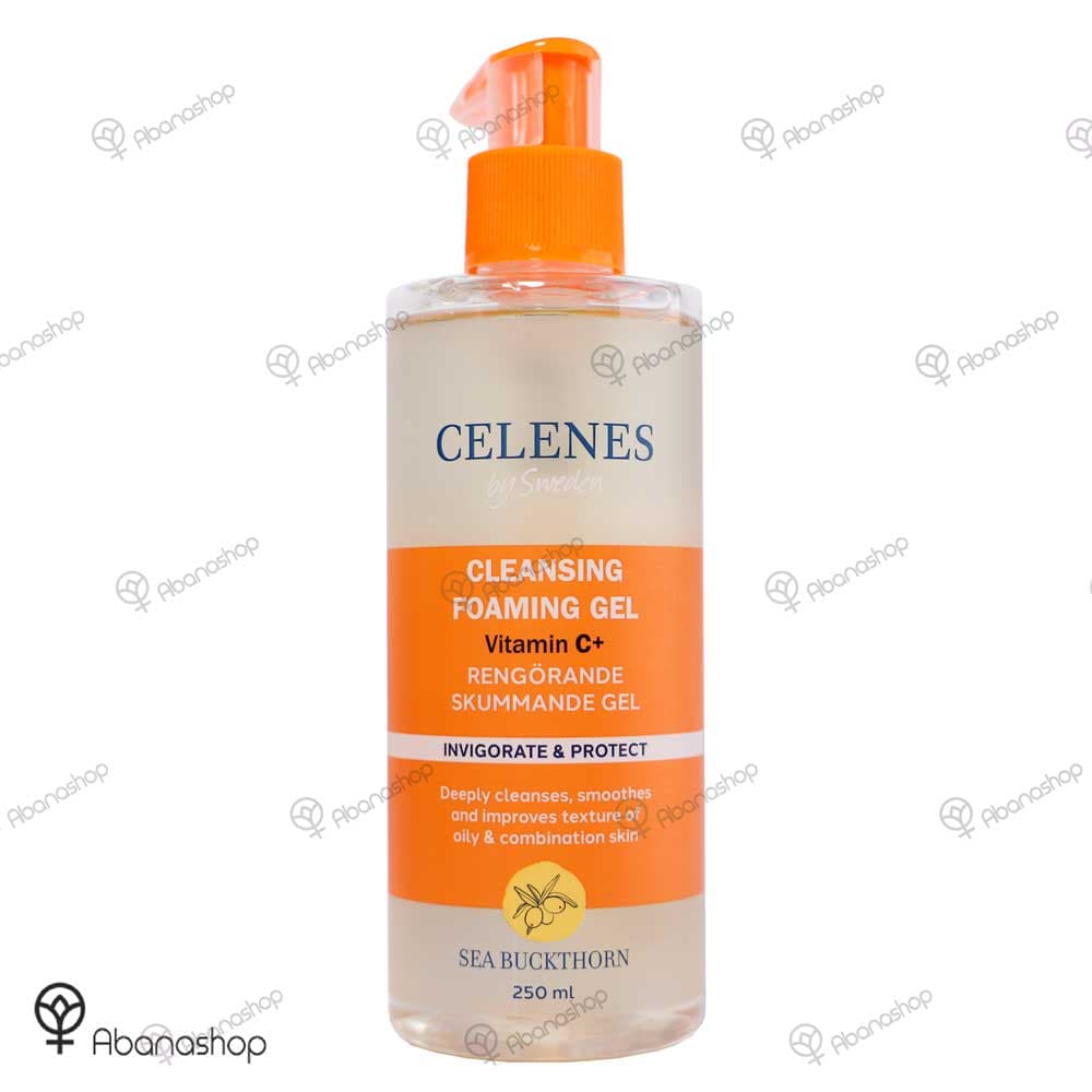 فوم ژل شستشو صورت ویتامین سی سلینز INVIGORATE PROTECT SEA BUCKTHORN Celenes