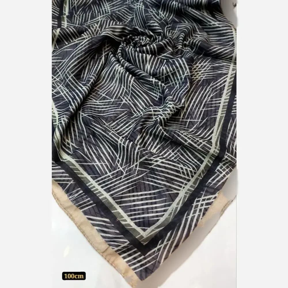 فروش عمده روسری نخی قواره یک متری دوردوخت (بسته 150 عددی) — تصویر ۷