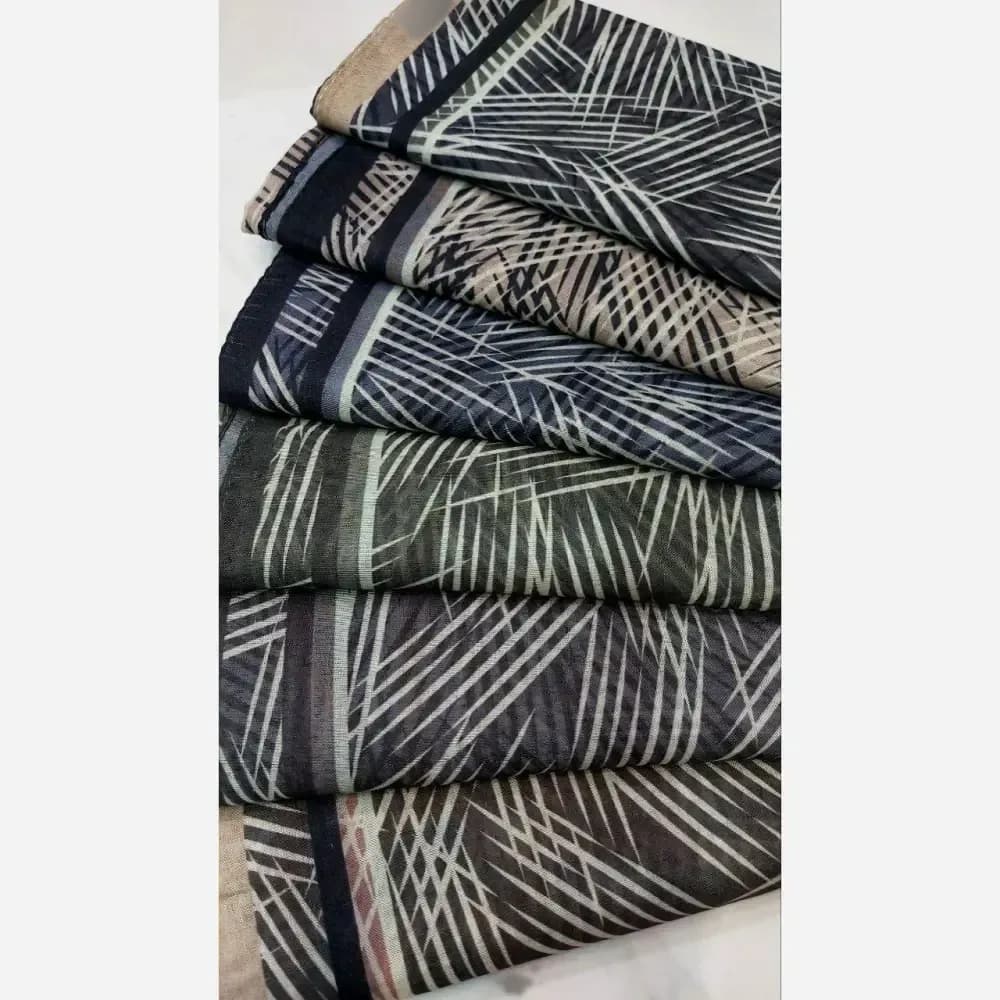 فروش عمده روسری نخی قواره یک متری دوردوخت (بسته 150 عددی) — تصویر ۸