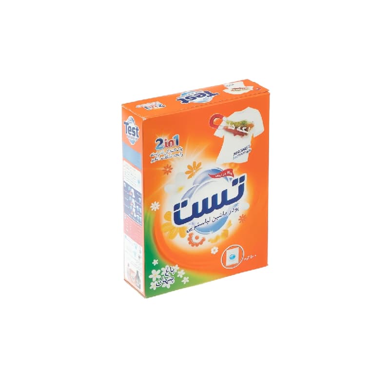 پودر ماشین لباسشویی تست مدل باغ پنهان وزن 500 گرم — تصویر ۳