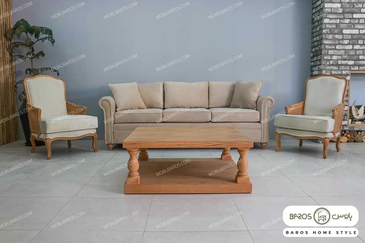 مبل راحتی و ترکیبی مدل گیسو و گندم — تصویر ۳