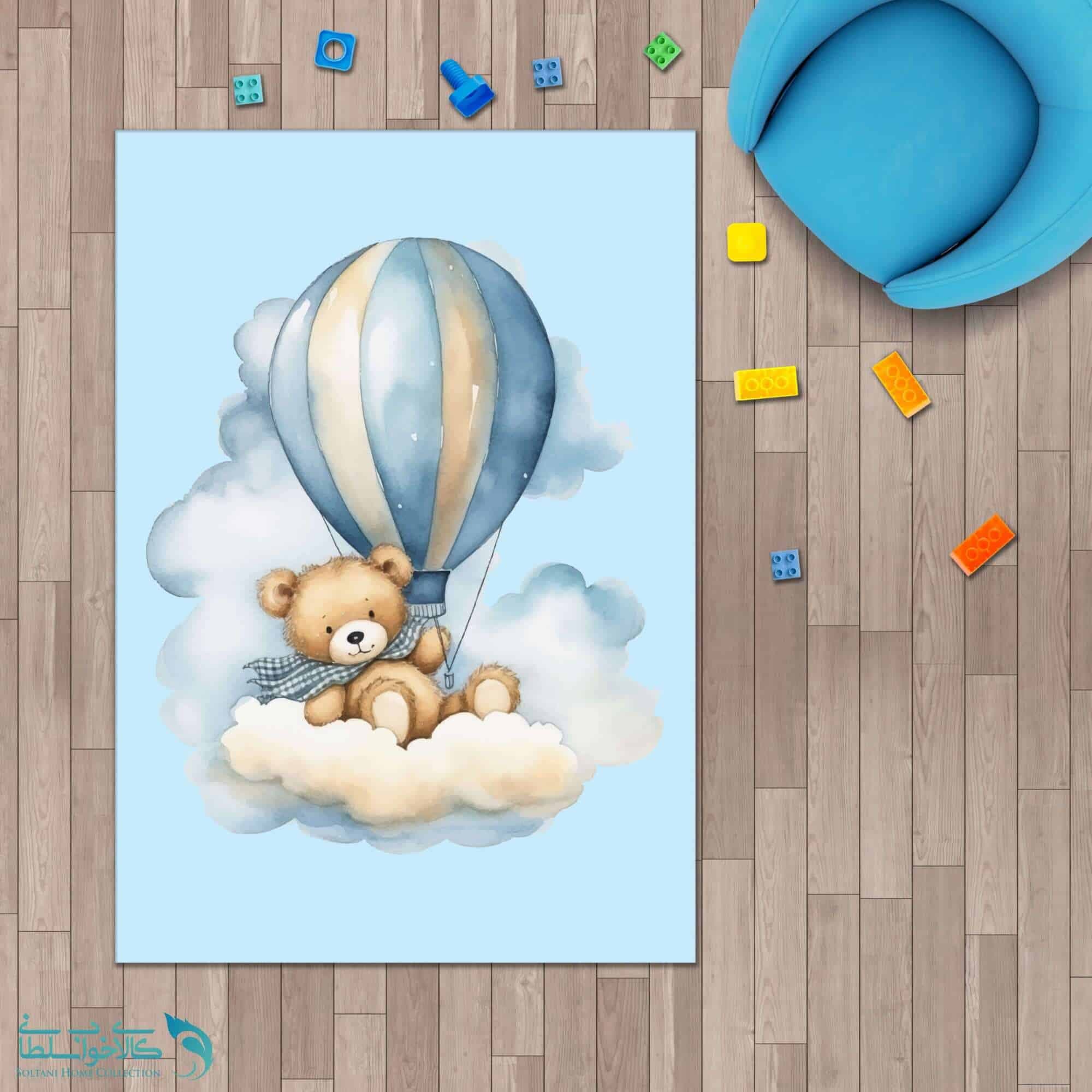 فرشینه اتاق کودک طرح بالن کد A4121