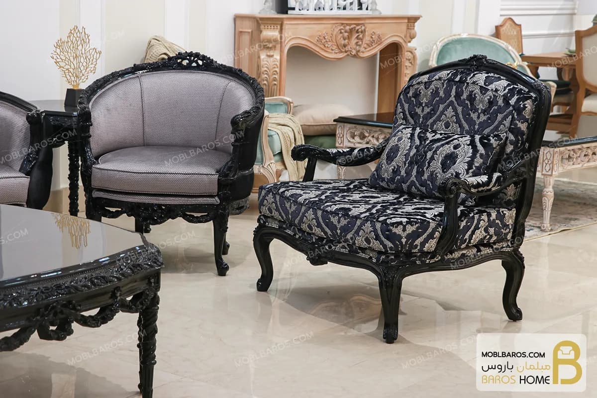 مبل کلاسیک لوکس و منبتی جدید نوادا — تصویر ۵