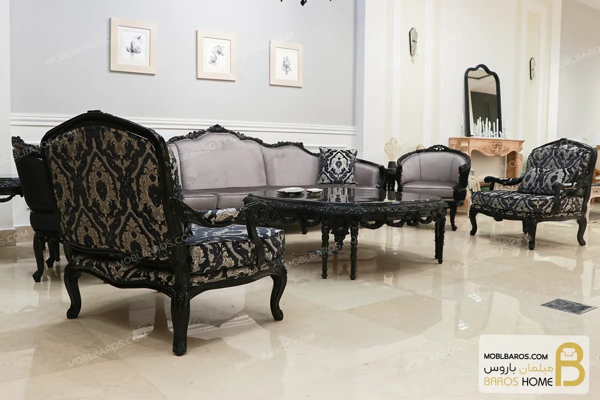 مبل کلاسیک لوکس و منبتی جدید نوادا — تصویر ۲