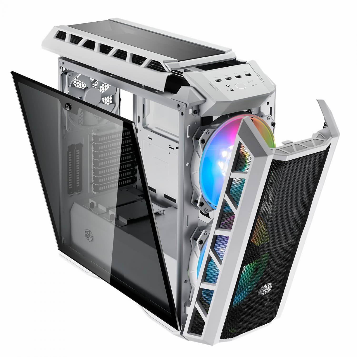 کیس کولر مستر MasterCase H500P MESH WHITE ARGB — تصویر ۵