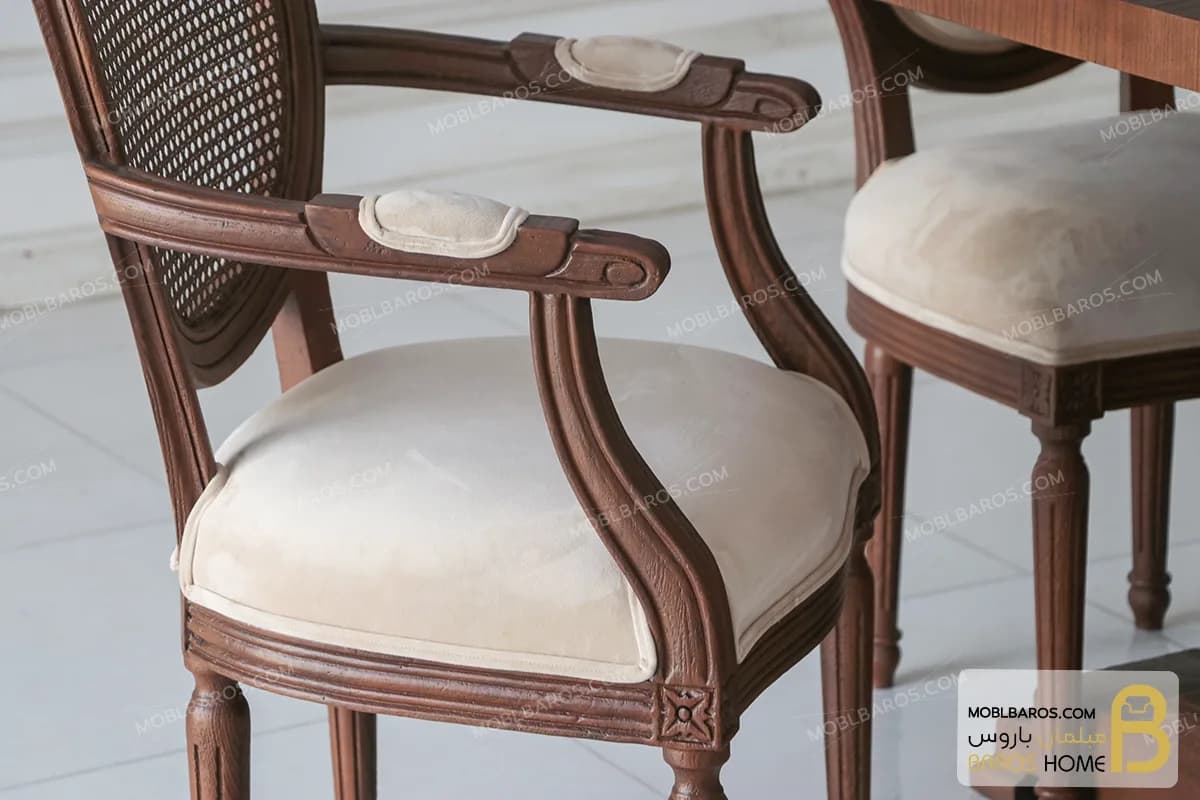 میز ناهارخوری چوبی بهناز کد ۲ — تصویر ۲