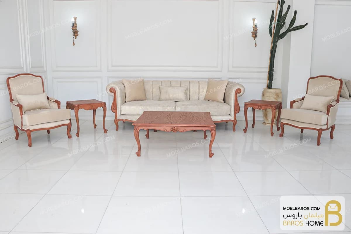مبل کلاسیک رومینا و چستر نیکا — تصویر ۵