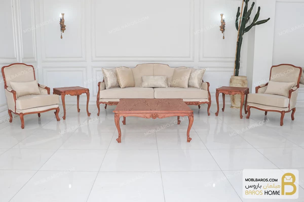 مبل کلاسیک رومینا و چستر نیکا