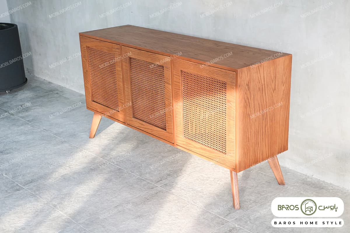 میز کنسول جدید و حصیری باکارا — تصویر ۶