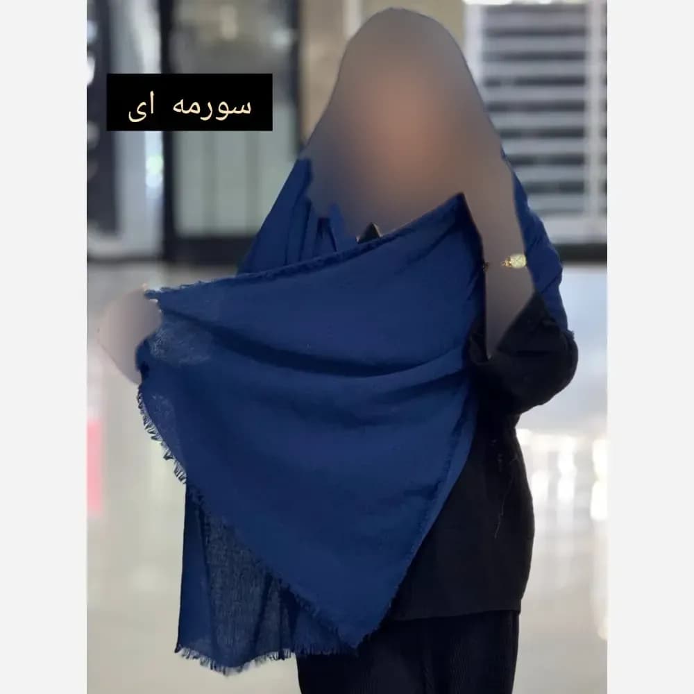 شال زنانه ریزپلیسه برشکا قواره دار تابستانه بسیار نرم و لطیف — تصویر ۳