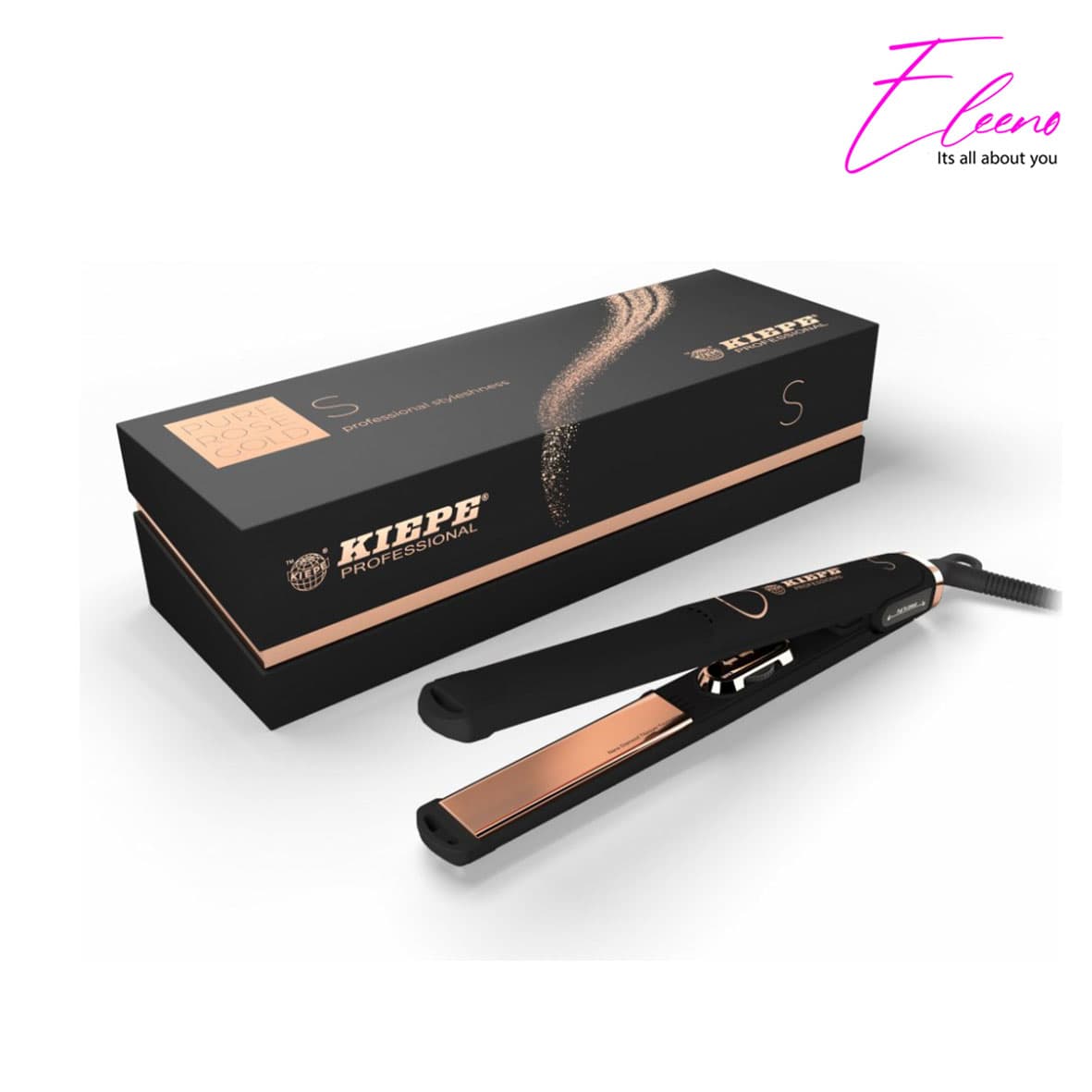 اتو مو کیپه خیلی نازک 2.3 سانت Kiepe Pure Rose Gold S