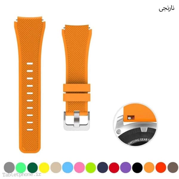 بند ساعت امیزفیت Amazfit GTR 3 Pro مدل سیلیکونی stripe — تصویر ۶