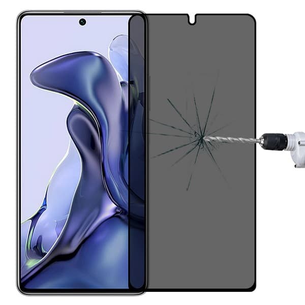Privacy Full Glass Screen For Xiaomi 11T/11T Pro — تصویر ۳