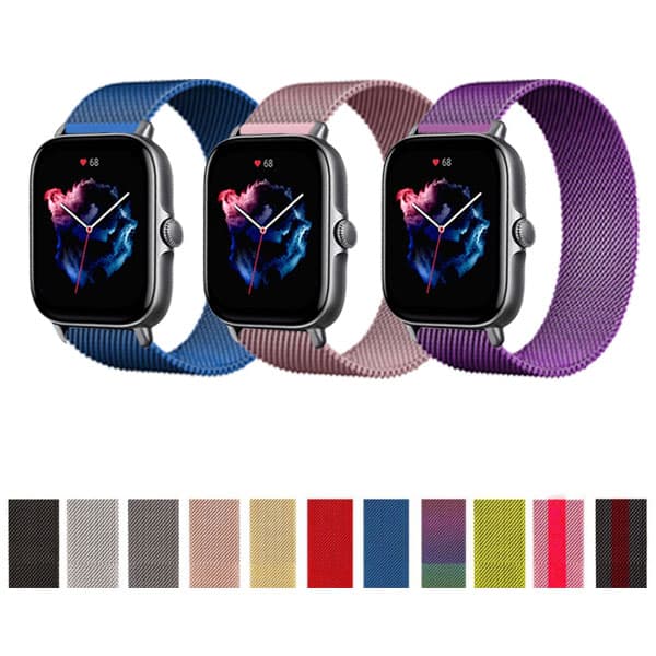 بند ساعت هوشمند آمازفیت Amazfit GTS 3 حصیری میلانس