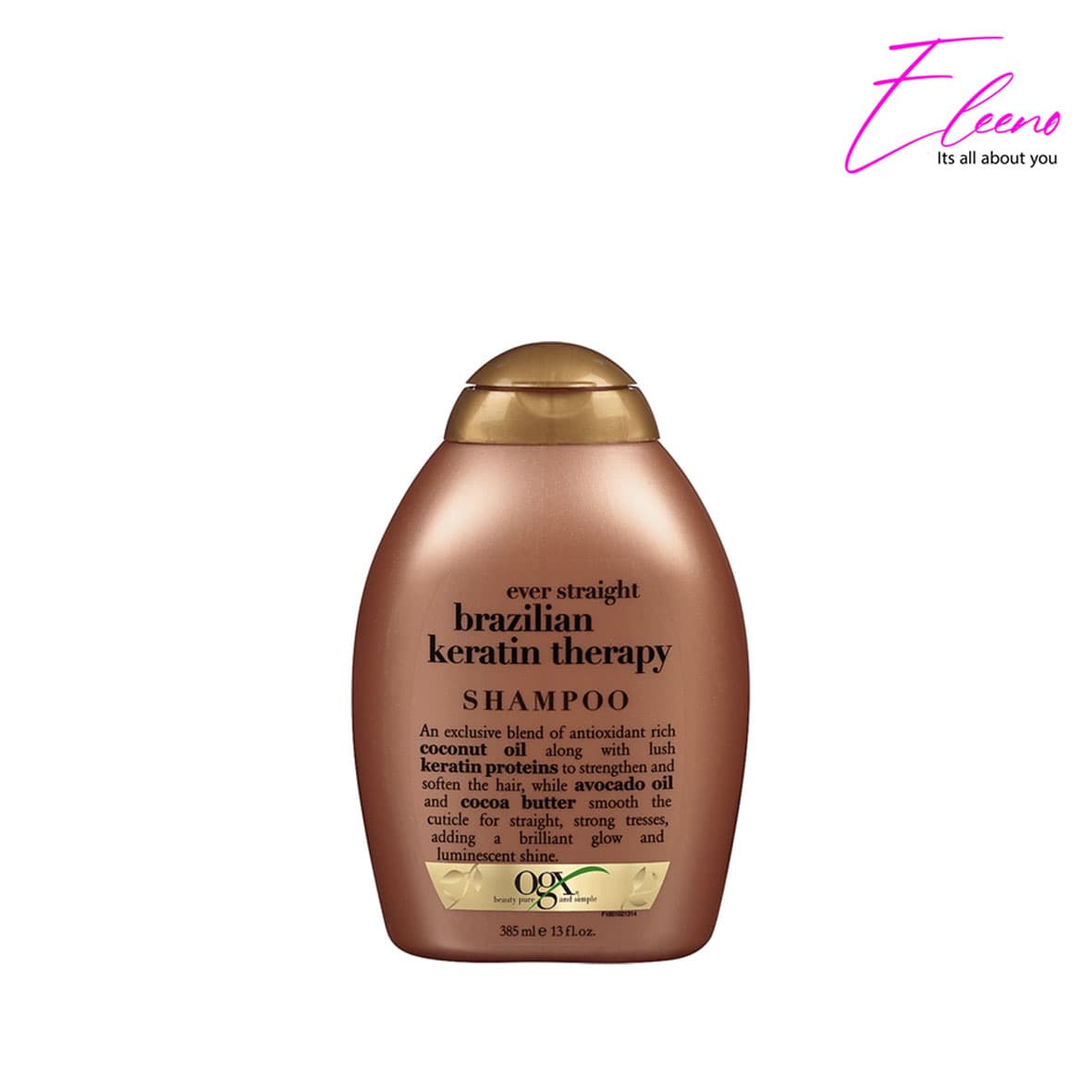 شامپو صاف کننده او جی ایکس حاوی کراتین برزیلی Ogx Straightening