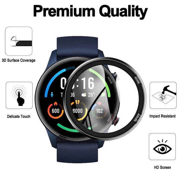محافظ صفحه ساعت شیائومی Mi Watch Color مدل TPU — تصویر ۲