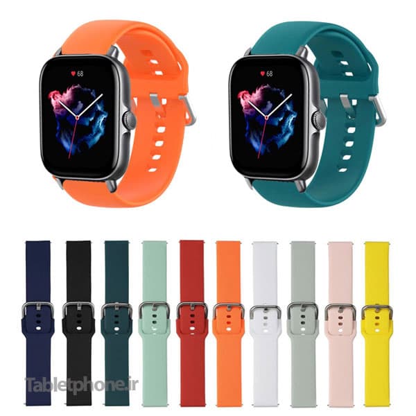 بند ساعت آمازفیت Amazfit GTS 3 سیلیکونی طرح اکتیو