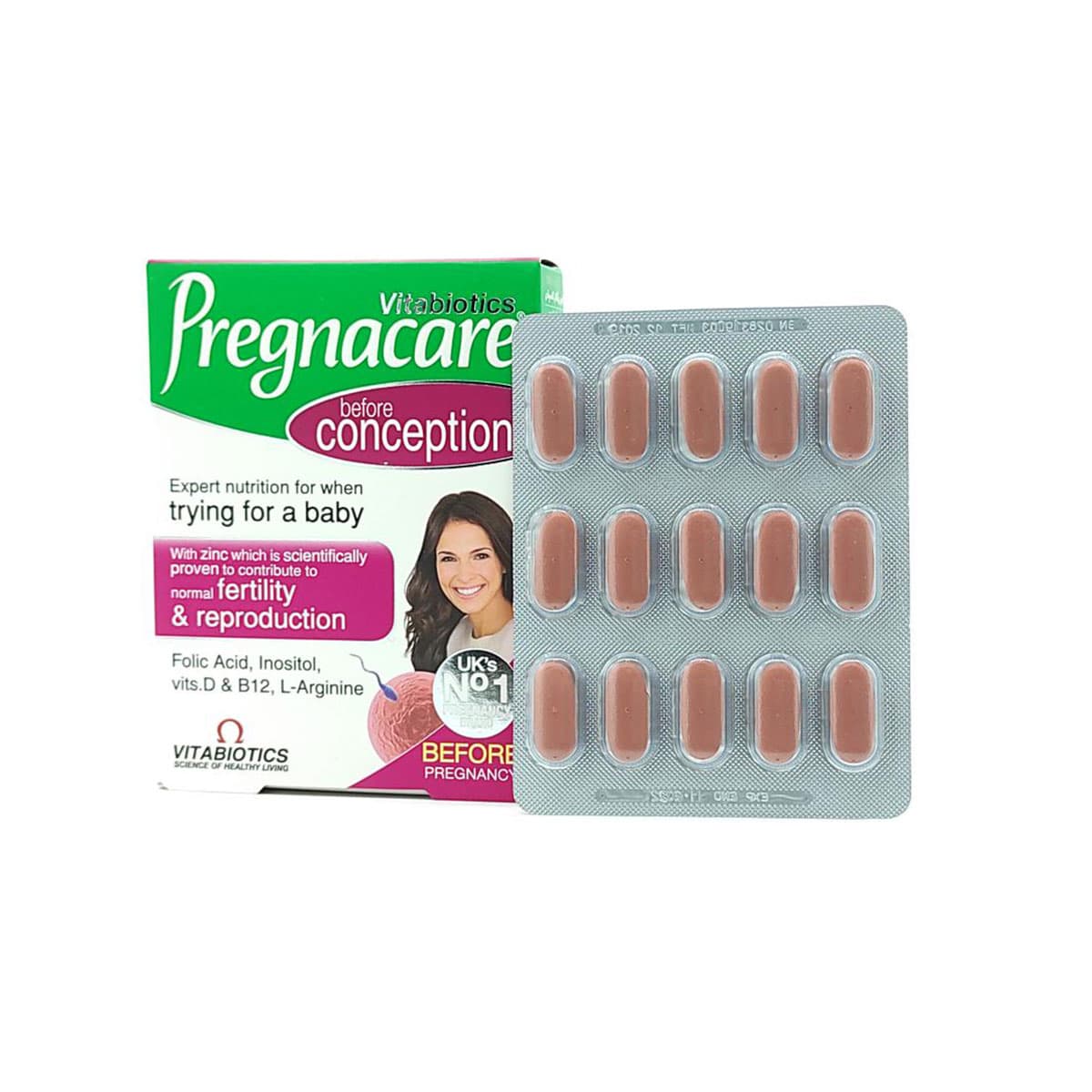 قرص پرگناکر کانسپشن ویتابیوتیکس – Vitabiotics — تصویر ۲