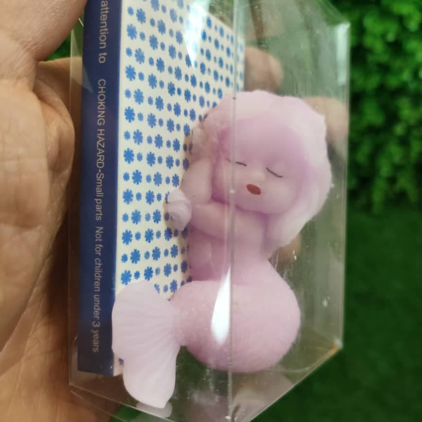 نرمالو پری دریایی بزرگ جعبه دار رنگ صورتی روشن — تصویر ۲