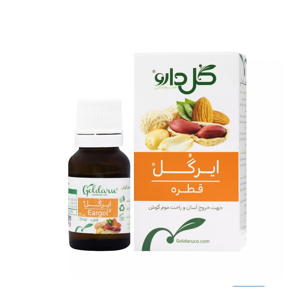 قطره گوش ایرگل گل دارو-Goldaru