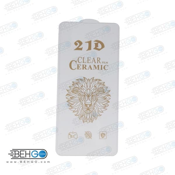 گلس شیائومی NOTE9S گلس نانو بدون حاشیه مدل 21D سرامیکی گوشی NOTE9S محافظ صفحه نمایش نشکن سرامیکی Original Nano Flexible Ceramic Full Coverage Screen Protector XIAOMI REDMI NOTE9S