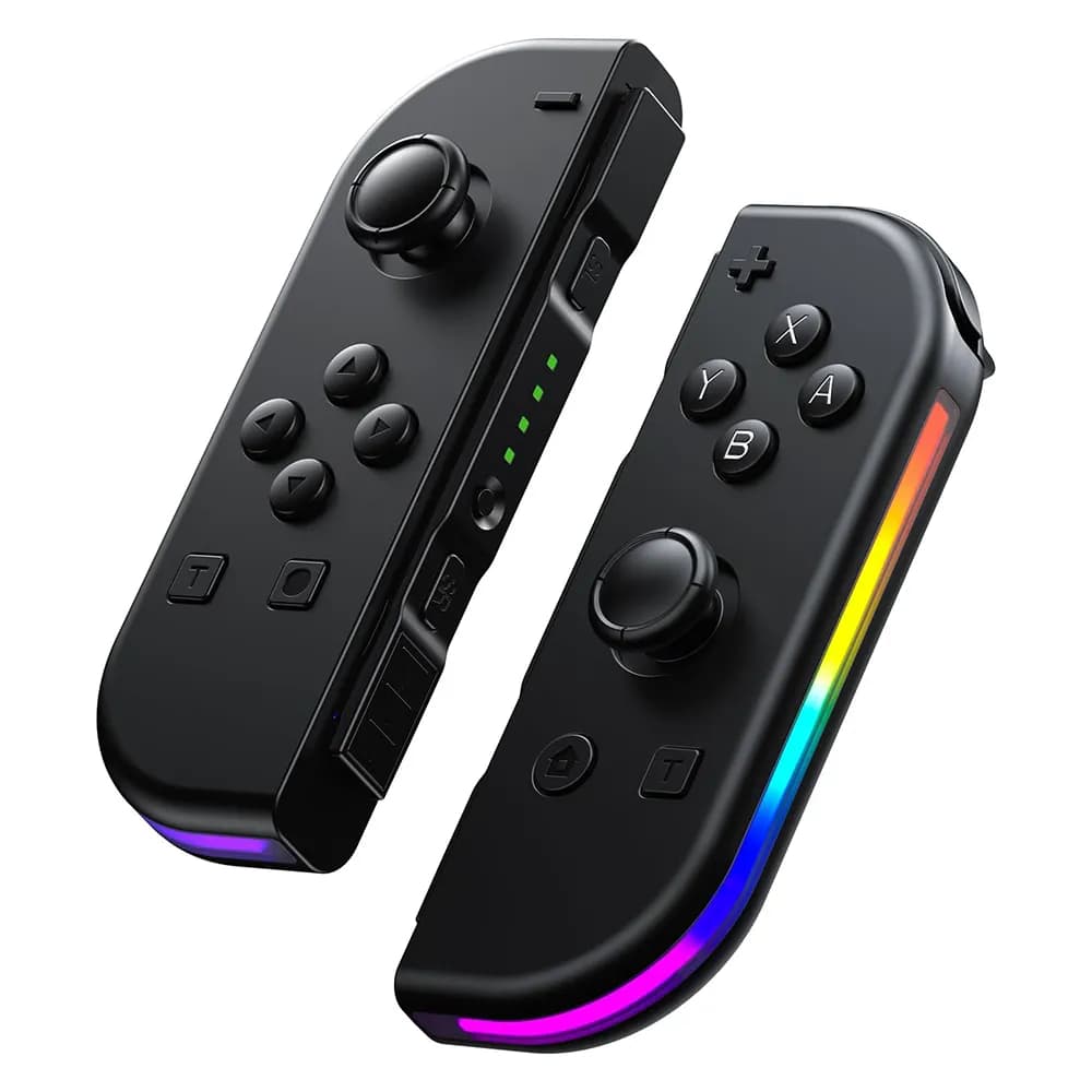 دسته بازی بی‌سیم Rotacess مناسب Nintendo Switch با نور RGB برند Rotacess مدل CGC-L/R