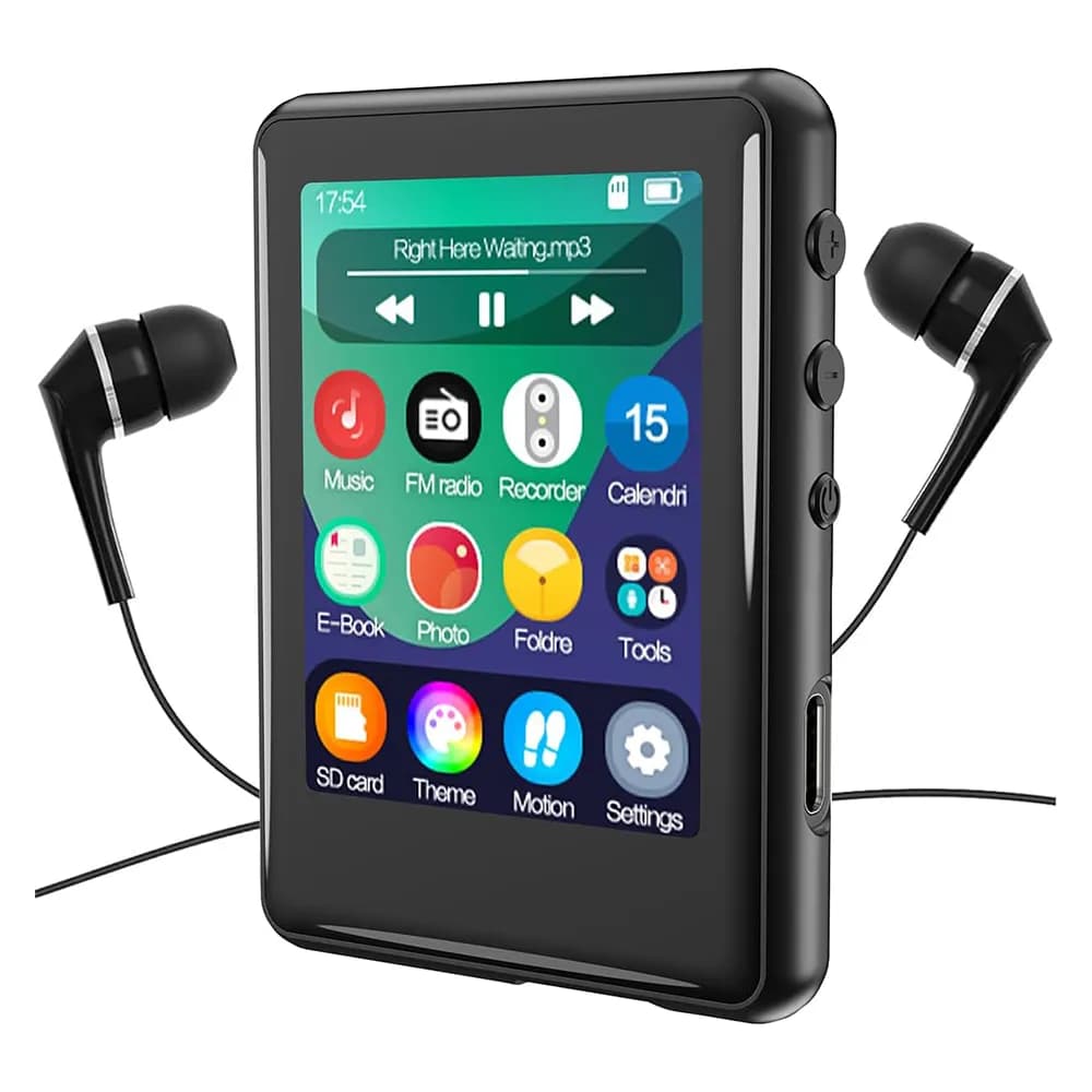 MP3 پلیر لمسی Tokemisc مدل S7-16GB با بلوتوث 5.3 و اسپیکر داخلی برند tokemisc مدل S7