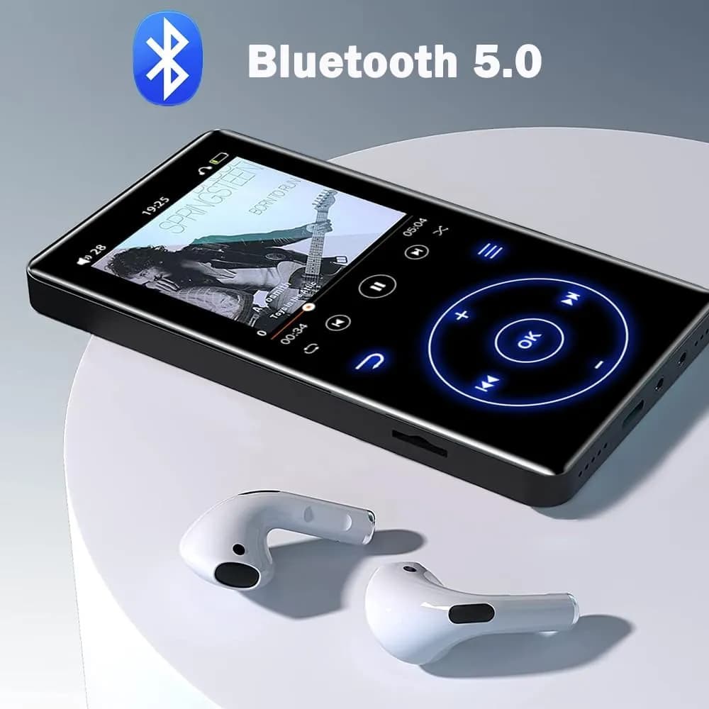 پخش‌کننده موسیقی MP3 برند EVISTR مدل 64GB با بلوتوث 5.0 و اسپیکر داخلی برند EVISTR مدل MB09 — تصویر ۷