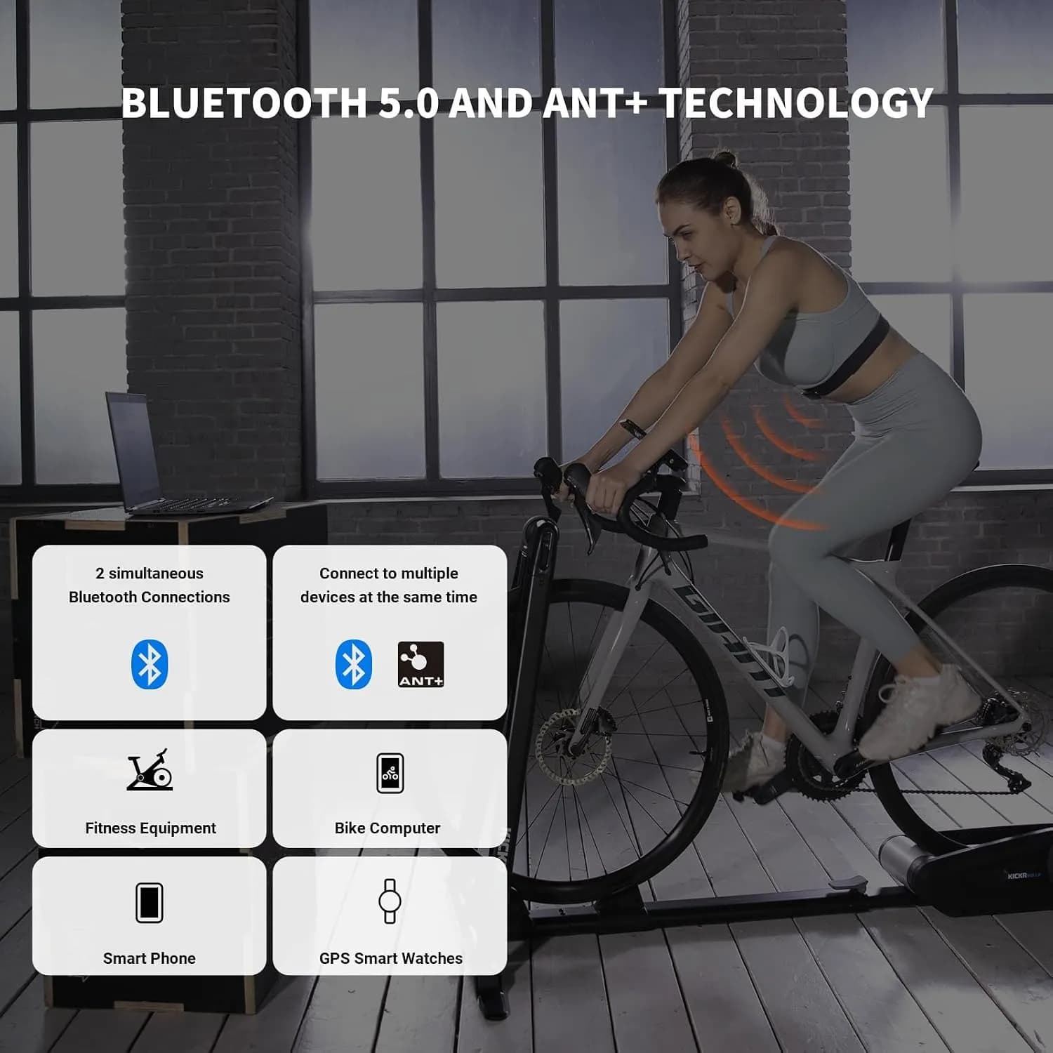 سنسور ضربان قلب سینه‌ای CooSpo H9Z با Bluetooth 5.0 و ANT+ برند CooSpo مدل H9Z — تصویر ۲