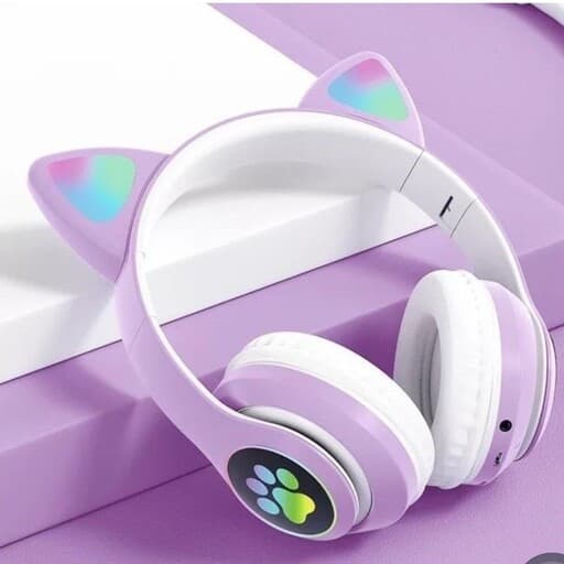 هدفون دخترانه گربه ای مدل mz-023 — تصویر ۲