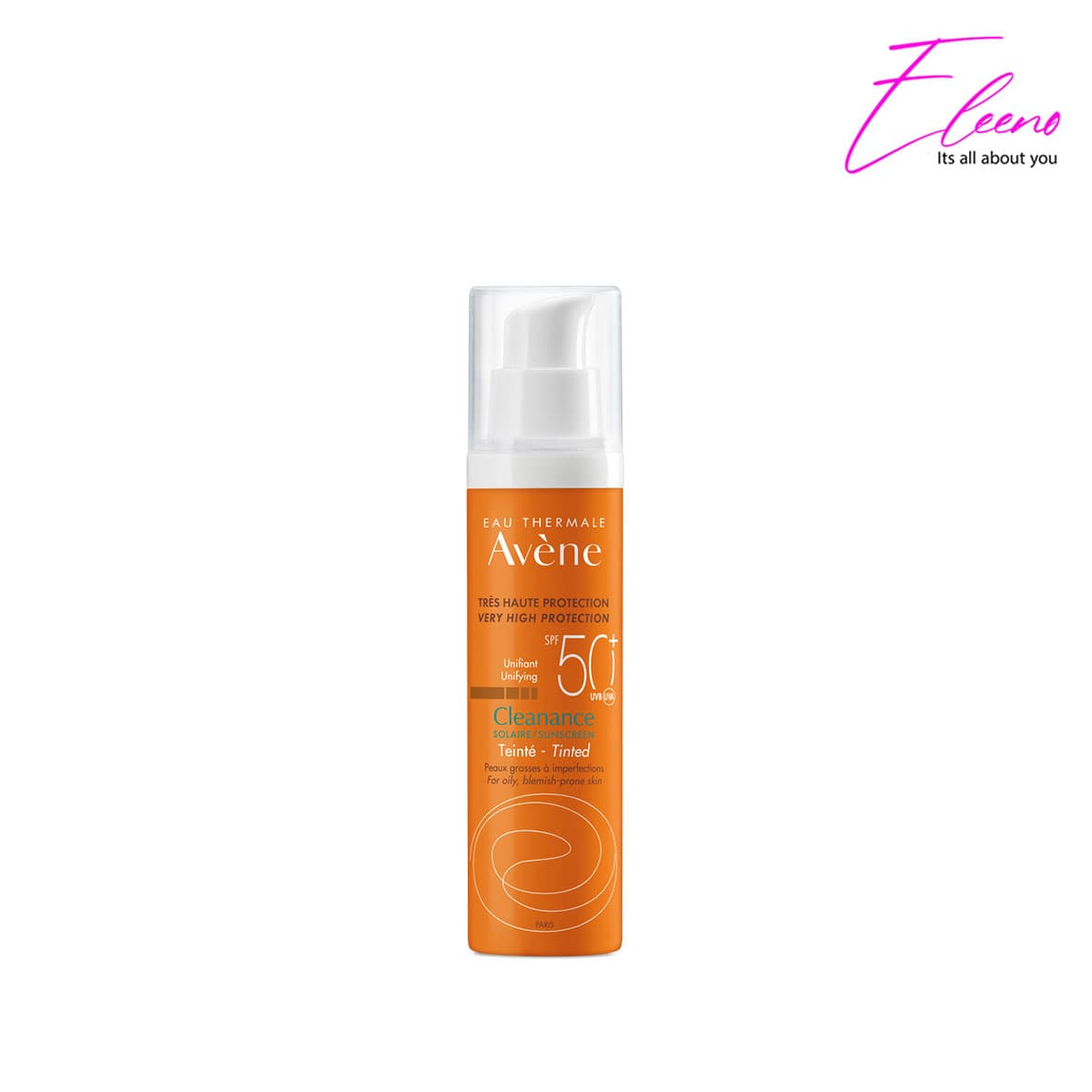کرم ضد آفتاب رنگی اون پوست چرب اون مستعد آکنه Avene Tinte Cleanance