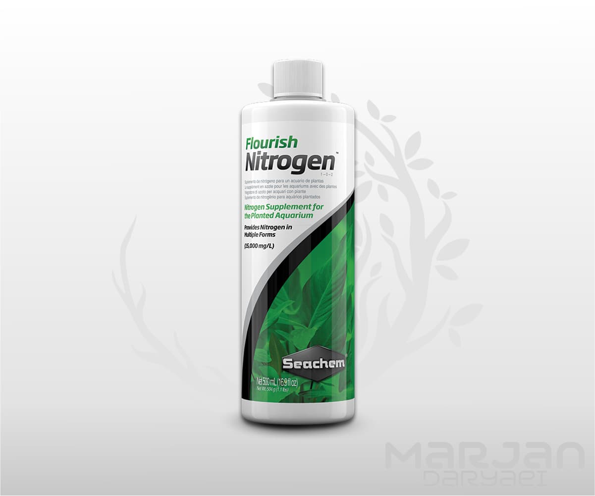 محلول نیتروژن سیچم Flourish nitrogen برند Seachem (500 میلی لیتری)