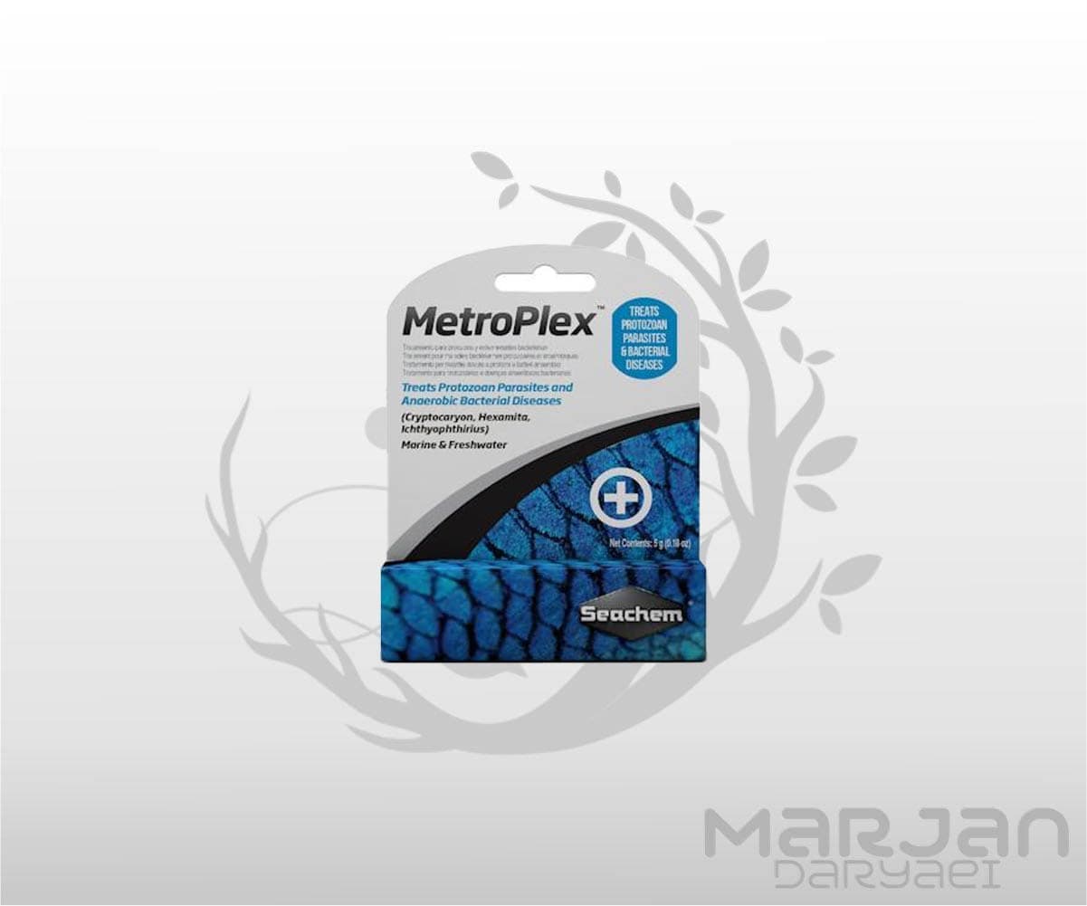 داروی ضد انگل سیچم MetroPlex برند Seachem (5 گرمی)