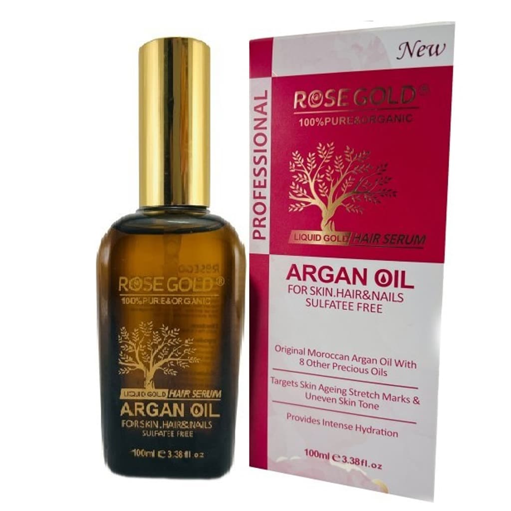 روغن آرگان رزگلد مدل Argan Oil حجم 100 میلی لیتر — تصویر ۲