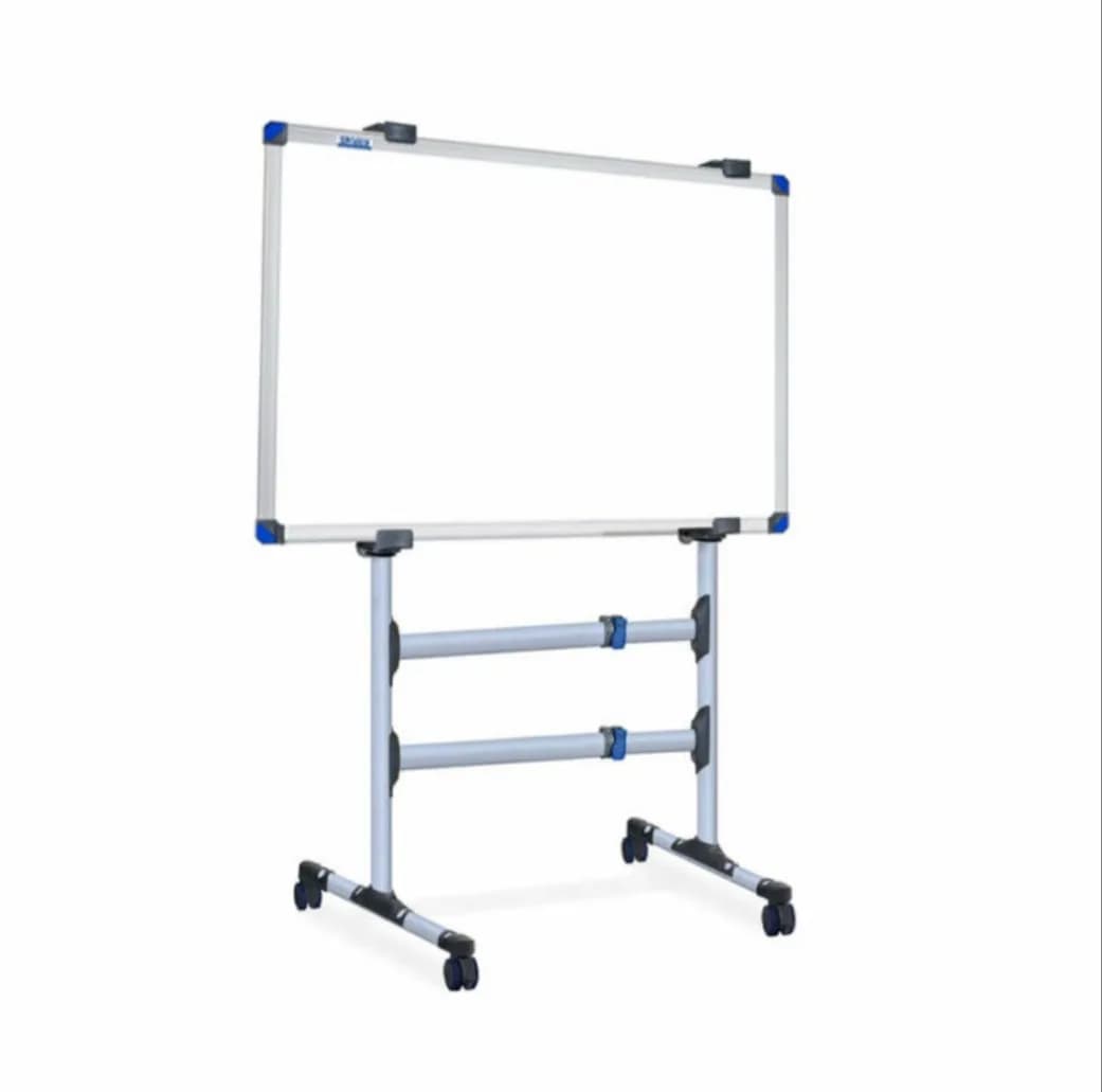 تخته وایت برد شیدکو مدل تابا سایز 120×90 سانتی متر به همراه پایه نگهدارنده