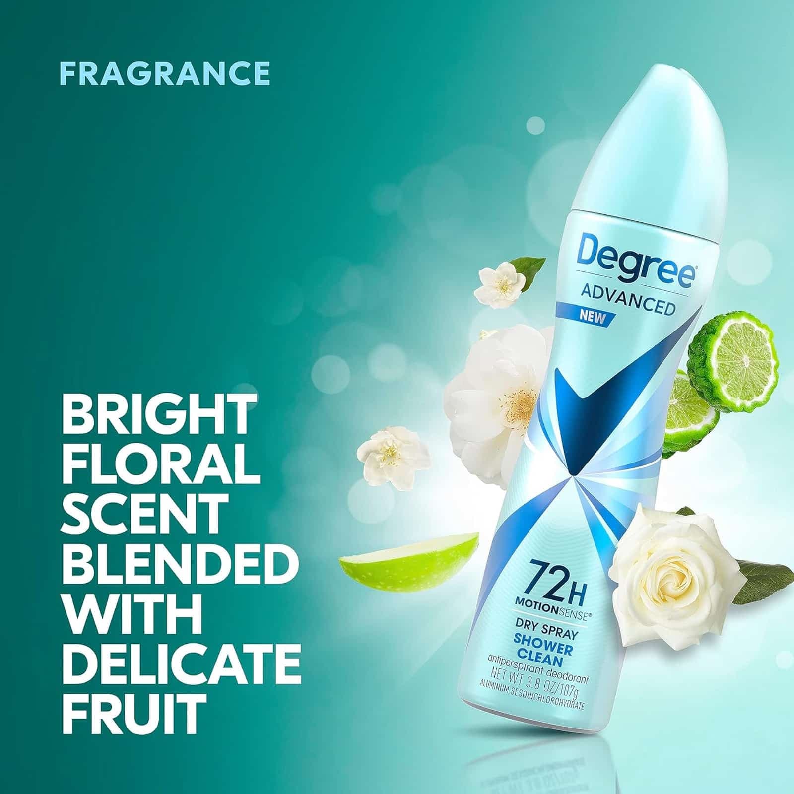 اسپری دئودورانت دگری Shower Clean 💯 اصل انگلیس — تصویر ۲