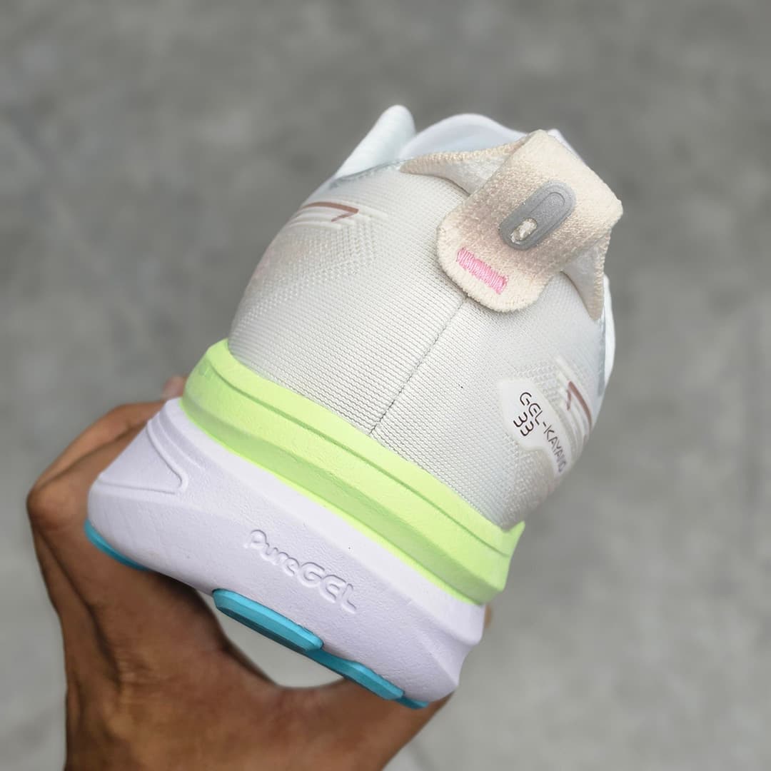 اسیکس ژل کایانو سفید لیمویی صورتی آبی ASICS GEL — تصویر ۷