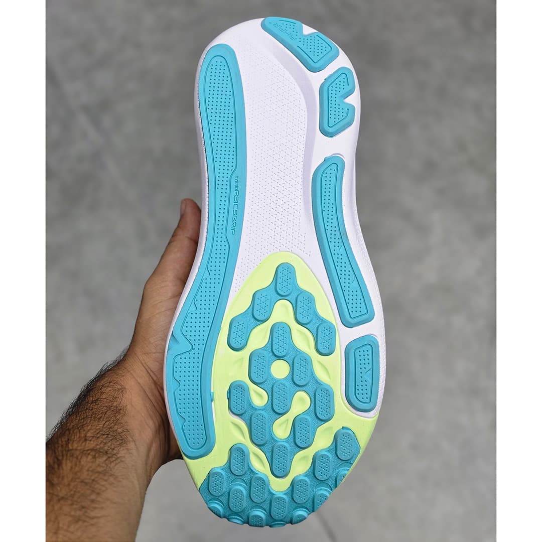 اسیکس ژل کایانو سفید لیمویی صورتی آبی ASICS GEL — تصویر ۵