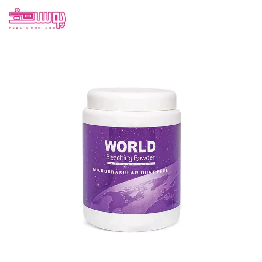 پودر دکلره سفید ورد کالر وزن 500g