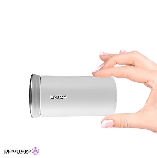 ماگ سفری مدل Enjoy گنجایش 0.35 لیتر – نقره‌ای — تصویر ۵