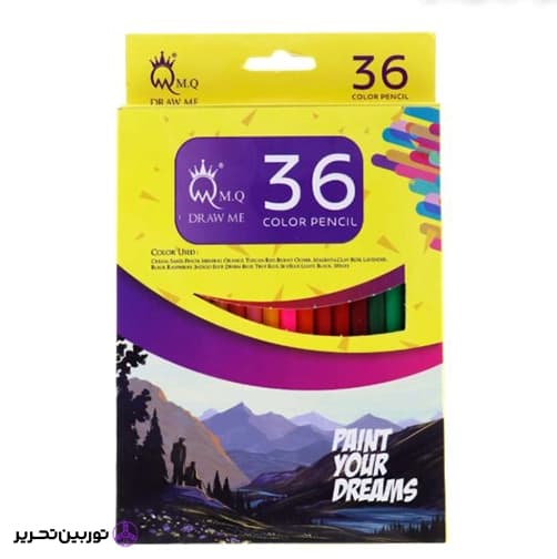مدادرنگی 36 رنگ زرد MQ