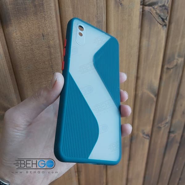 قاب گوشی ردمی 9A کاور شیائومی مدل جدید با محافظ لنز دوربین قاب Redmi 9A — تصویر ۴
